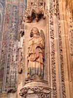 Statue, Ange, Albi, Cathedrale Ste-Cecile (3)